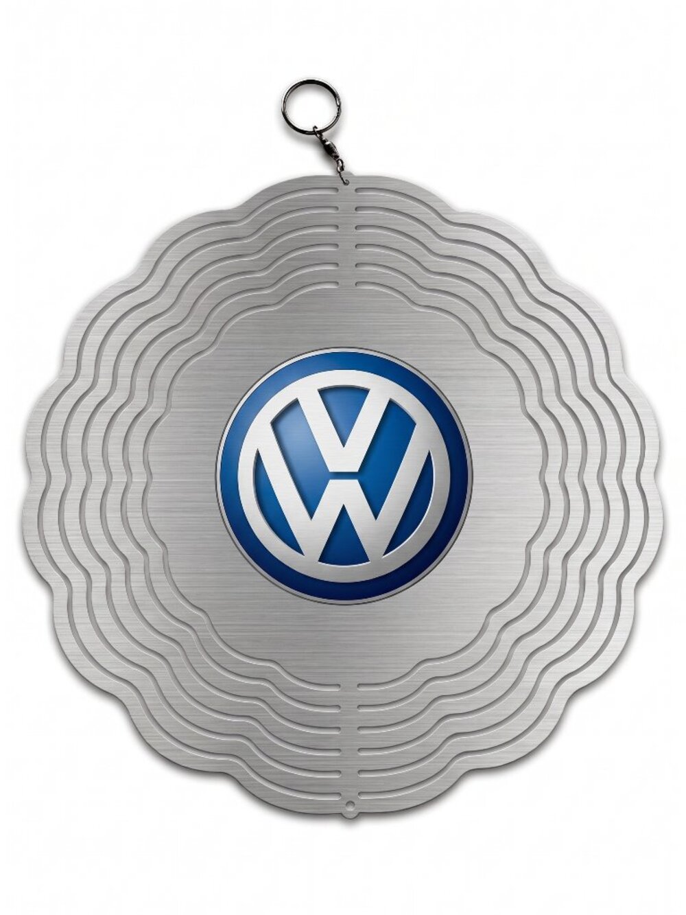 10" VW Stainless Steel Kinetic Wind Spinner - Outdoor Garden Hanging Decor